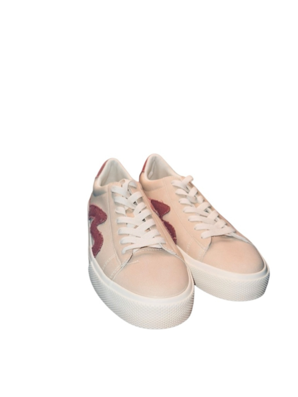 Women's blowfish Malibu VICE Beige caramel Canvas Sneakers Size 7.5 - Picture 2 of 7